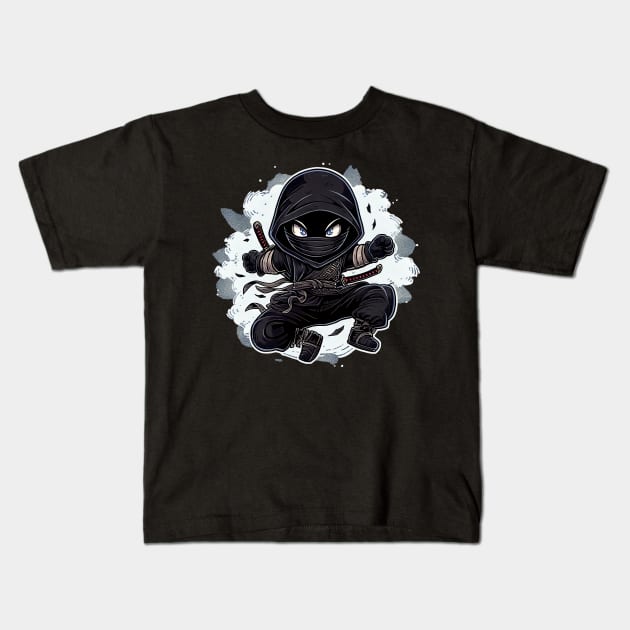 Little ninja Kids T-Shirt by Blind Ninja